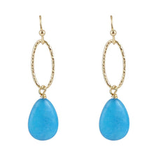 Load image into Gallery viewer, Sky Fall Blue Jasper Earring