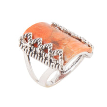 Load image into Gallery viewer, Sluice Orange Coral Ring