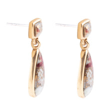 Load image into Gallery viewer, Smooth Teardrop Matrix Earrings