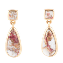 Load image into Gallery viewer, Smooth Teardrop Matrix Earrings