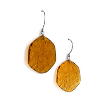 Load image into Gallery viewer, Smoke Topaz Brown Ice Chip Drop Earrings