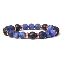 Load image into Gallery viewer, Sodalite Lava Insomnia Aid Bracelet
