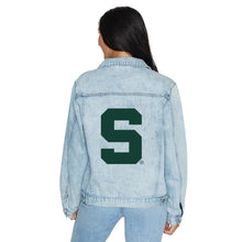 Load image into Gallery viewer, Michigan State Denim Jacket