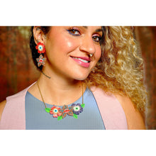 Load image into Gallery viewer, Spooky Flowers Necklace by Laliblue
