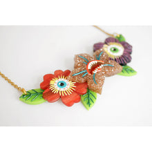 Load image into Gallery viewer, Spooky Flowers Necklace by Laliblue