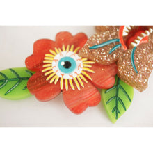 Load image into Gallery viewer, Spooky Flowers Necklace by Laliblue