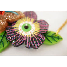 Load image into Gallery viewer, Spooky Flowers Necklace by Laliblue