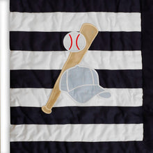 Load image into Gallery viewer, Handmade Sports Quilt &amp; Shams – Toddler to Twin Boys Bedding