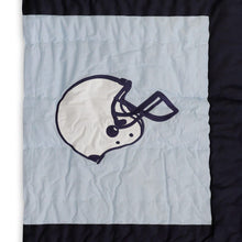 Load image into Gallery viewer, Handmade Sports Quilt &amp; Shams – Toddler to Twin Boys Bedding