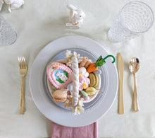 Load image into Gallery viewer, Bunny and Basket Serving Dish with Card Holder