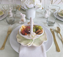 Load image into Gallery viewer, Bunny and Basket Serving Dish with Card Holder