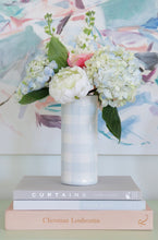 Load image into Gallery viewer, Gingham Column Vase