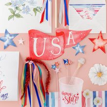 Load image into Gallery viewer, USA Party Pennant
