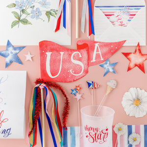 USA Party Pennant