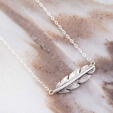 Load image into Gallery viewer, Sterling Silver Quill Necklace