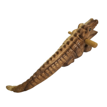 Load image into Gallery viewer, 11&quot; Wooden musical percussion instrument alligator