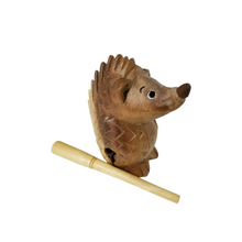 Load image into Gallery viewer, Wooden Musical Porcupine Percussion Instrument
