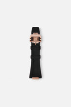 Load image into Gallery viewer, FKM Rubber Strap: Black/Rose