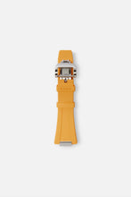 Load image into Gallery viewer, FKM Rubber Strap: Apricot/Steel