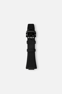 FKM Rubber Strap: Black/Black