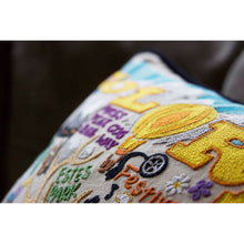 Load image into Gallery viewer, Summer Colorado Hand-Embroidered Pillow