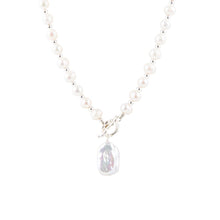 Load image into Gallery viewer, Sunday Best Pearl Toggle Necklace