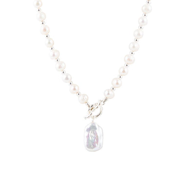 Sunday Best Pearl Toggle Necklace
