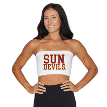Load image into Gallery viewer, Arizona State ASU White Bandeau Top