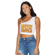 Load image into Gallery viewer, Arizona State ASU White One Shoulder Top
