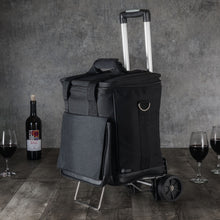 Load image into Gallery viewer, Cellar 6-Bottle Wine Carrier &amp; Cooler Tote with Trolley