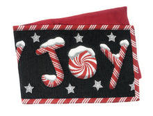 Load image into Gallery viewer, DaDa Bedding Set of 8 Pieces Peppermint Joy Holiday Table Tapestry - 4 Placemats, 2 Table Runners, 2 Throw Pillow Covers (12904)