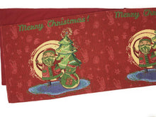 Load image into Gallery viewer, DaDa Bedding Set of 8 Pieces Red Santa Claus Holiday Table Tapestry - 4 Placemats, 2 Table Runners, 2 Throw Pillow Covers (17615)