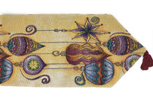 Load image into Gallery viewer, DaDa Bedding Bohemian Ornaments Colorful Holiday Lanterns Tapestry Dining Table Runner (14916)
