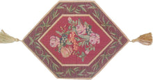 Load image into Gallery viewer, DaDa Bedding Romantic Floral Field of Roses Burgundy Red Tapestry Table Runner (5594)
