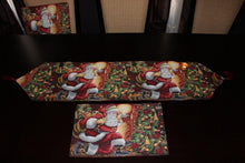 Load image into Gallery viewer, Tache Festive Down the Chimney Woven Tapestry Table Runners (DB11533)