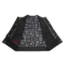 Load image into Gallery viewer, Blaze Lowcut Chrome Phantom Men's Leather Vest