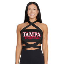 Load image into Gallery viewer, Tampa Spartans Black Multi Way Bandeau Top