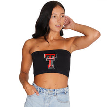 Load image into Gallery viewer, Texas Tech Black Bandeau Top