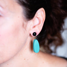 Load image into Gallery viewer, Grey Matte Alex Drop Earrings *