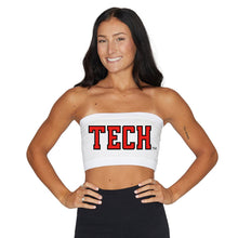 Load image into Gallery viewer, Texas Tech White Bandeau Top