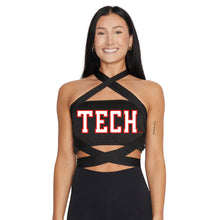 Load image into Gallery viewer, Texas Tech Black Multi Way Bandeau Top