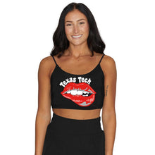 Load image into Gallery viewer, Texas Tech Black Spaghetti Tank