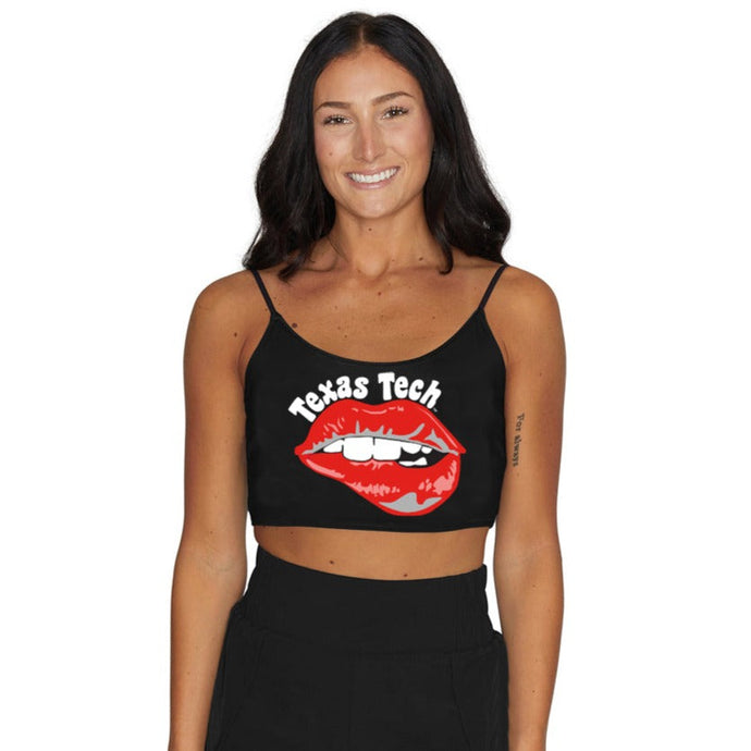 Texas Tech Black Spaghetti Tank