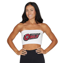Load image into Gallery viewer, Temple Owls White Bandeau Top