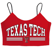 Load image into Gallery viewer, Texas Tech Red Spaghetti Tank