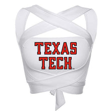 Load image into Gallery viewer, Texas Tech White Multi Way Bandeau Top