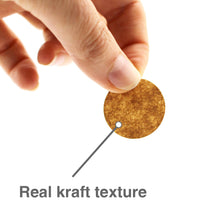 Load image into Gallery viewer, True Kraft Paper Dot Stickers: 100/Pack