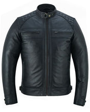 Load image into Gallery viewer, Men's Faux Leather Fashion Jacket