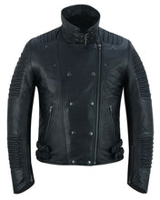 Load image into Gallery viewer, Shadow Queen Women's Black Fashion Leather Jacket