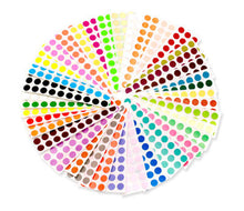 Load image into Gallery viewer, The 38 Collection™ - 1/4" Color Coding Permanent Dot Sticker Kit: 1140/Pack